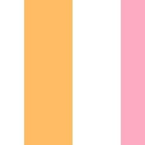summer cabana stripes - pink/orange/blue - LAD23