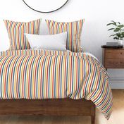 (small scale) summer stripes - cabana stripes - red/yellow/blue - LAD23