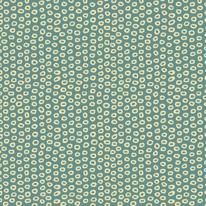 Carolina Jessie Circles Blender Teal Yellow Soft Aquamarine Turquoise 
 Busy Smaller Scale Quilting
