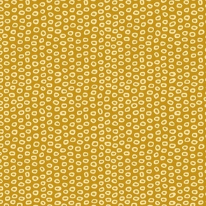Carolina Jessie Circles Blender 4 Yellow Goldenrod Saffron Busy Smaller Scale Quilting