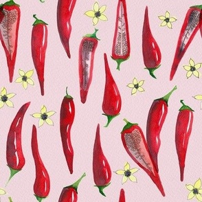 Pink Chili Rows