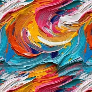 Thick Paint Swirls