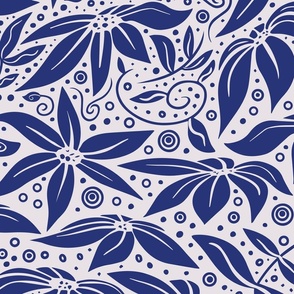 Tropical Whimsy Blue