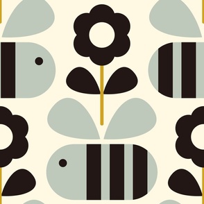 2808 D Extra large - Scandinavian bees