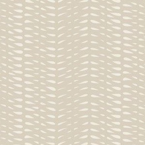 Micro Abstract Geo_Bone Beige Creamy White_Geometric Stripe
