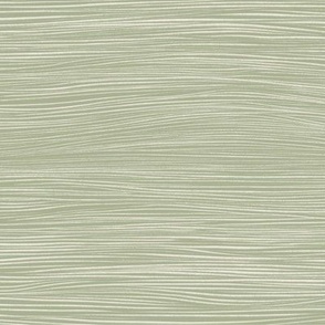 waves _ creamy white_ light sage green _ hand drawn ocean stripe