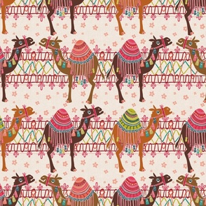 Decorated Dromedary Camels // Medium