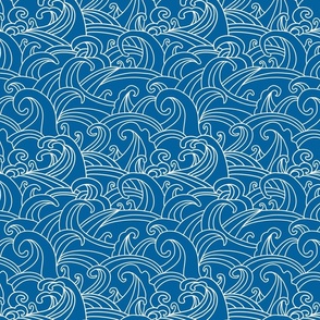 Ocean waves outline 