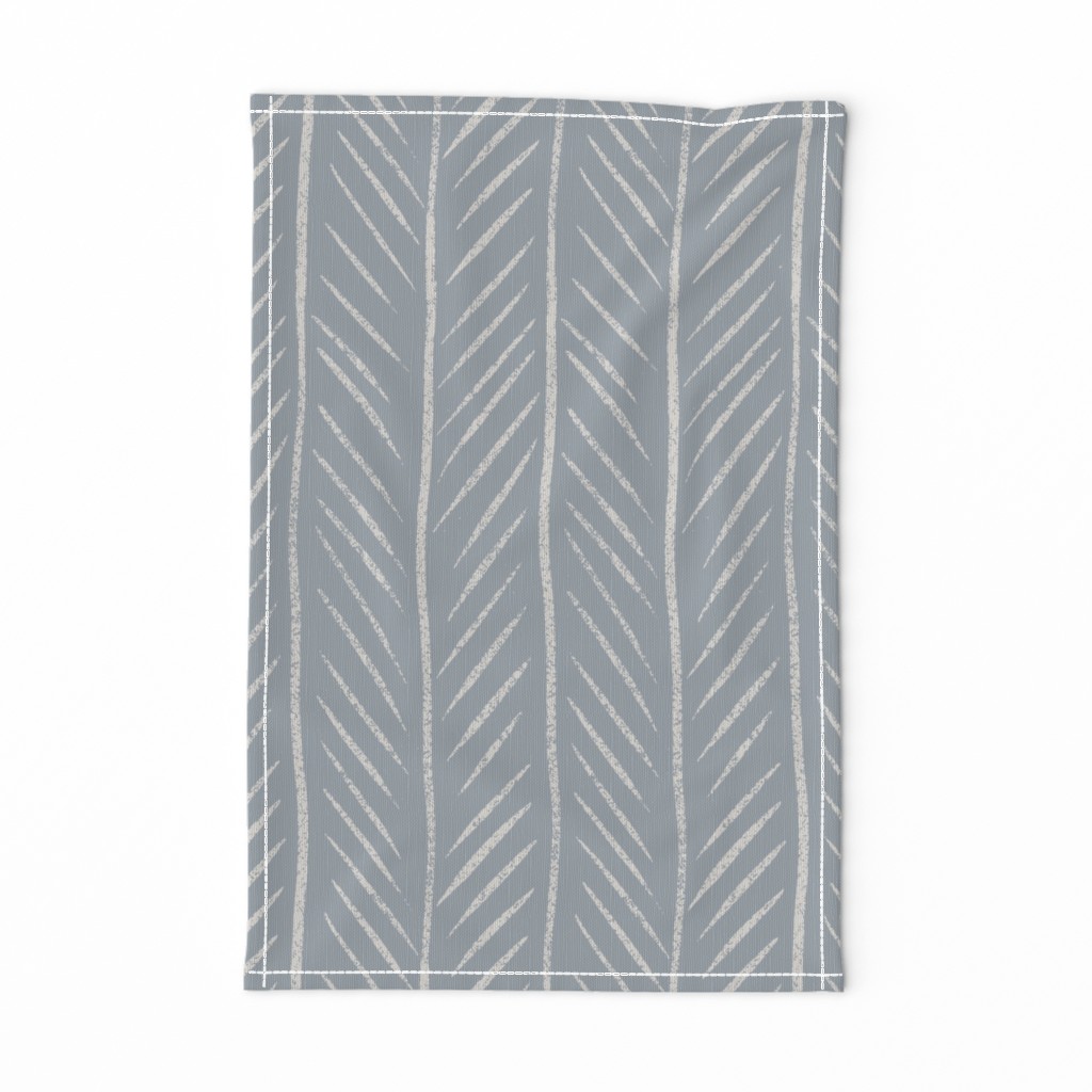 Pine needle  Stripe - large - gray