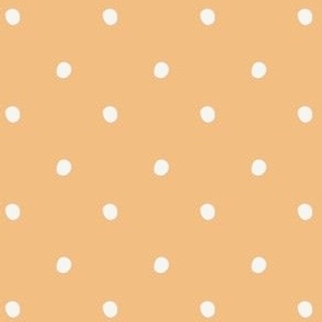 Soft Golden Orange/Yellow Polka Dot