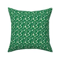 Graphic Garden Flowers Green Dark (mini)