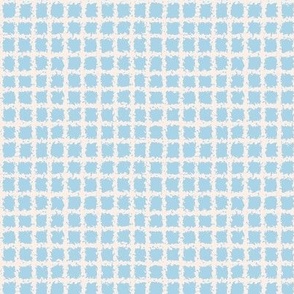 blue and cream gingham plaid check pattern