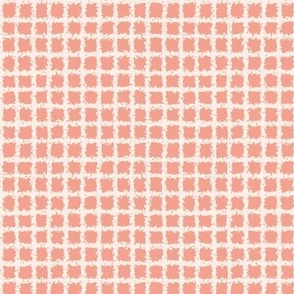 red pink and cream gingham plaid check pattern