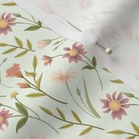 Romantic Florals Green - Small