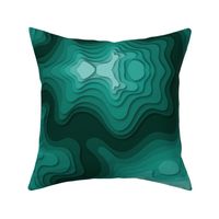 Mapping Contours, Ocean Depth Map, Map, Topographic, Lines, Greens
