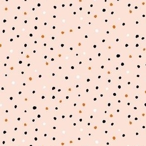 halloween party dots blush 6.5in