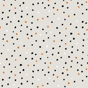 halloween party dots gray 6.5in