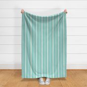 Summer Stripe in the Orchard: Classic Stripe with Teal and Cream