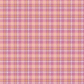 mini .75x.75in tartan plaid - purple