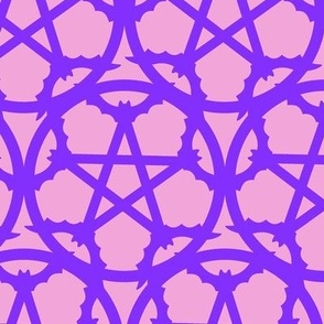 Pentacle Bats Large Pink and Purple