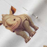 Wildlife - Baby Rhino Pattern