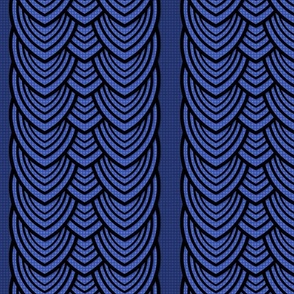 Checkered snakeskin artdeco_blue_medium