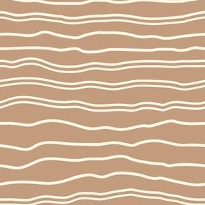 Lines horizontal organic wavy stripes coastal beach waves white on sand