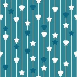 Blue and White Nautical Pattern