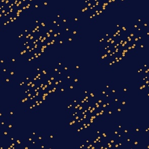 The Golden Night (Blue)- Meteor Shower