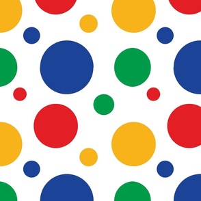 Twister Clown Circus Wonderbread Polka Dot