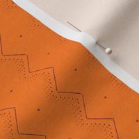 orange lacquer zigzags