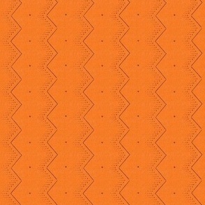 orange lacquer zigzags