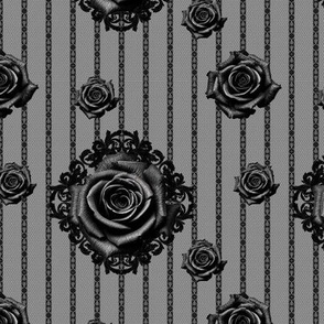 Black Roses and Grey Stripes