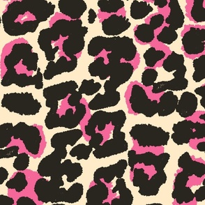 Large Scale Leopard Print