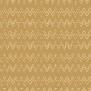 Moroccan Sunrise Zigzag Gold fabric