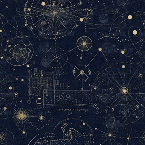 Stars Astrology Space Night Sky Dark Blue Constellations Blue