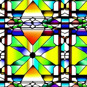 Non directional stained glass