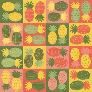 Checkerboard Pineapples