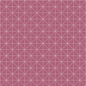 Pink Geometric Pattern / Trellis