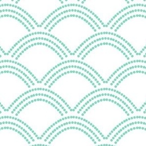 Rainbow pattern, geometric, coordinate, light blue