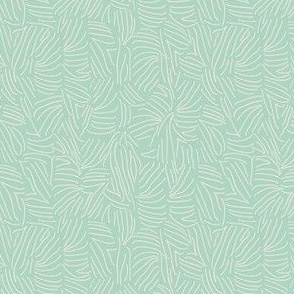 Sea Breeze : Tuna-Inspired Texture in a Refreshing Seafoam Green Pattern for Culinary Art Décor and Apparel