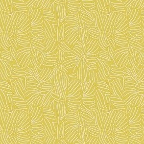 Sushi-Inspired Subtle Line Art Pattern for Sophisticated Home Decor and Appare | Sushi Strips_Mustard Yellow