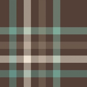 Blanket Plaid | Woodland Brown and Green | Camp and Cabin