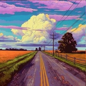 Country Road - Pop Art