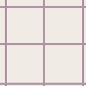 Purple Window Pane Plaid / Royal Hummingbird Set