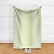 Spring Fresh Pastel Mint and Green and White Stripes L