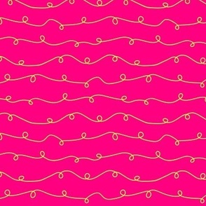 Loopy Doodle Lines – SMALL – Pink