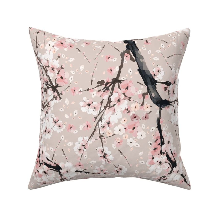 Large scale | Japanese Sakura Grove | Lovely Pink and white cherry bloossom