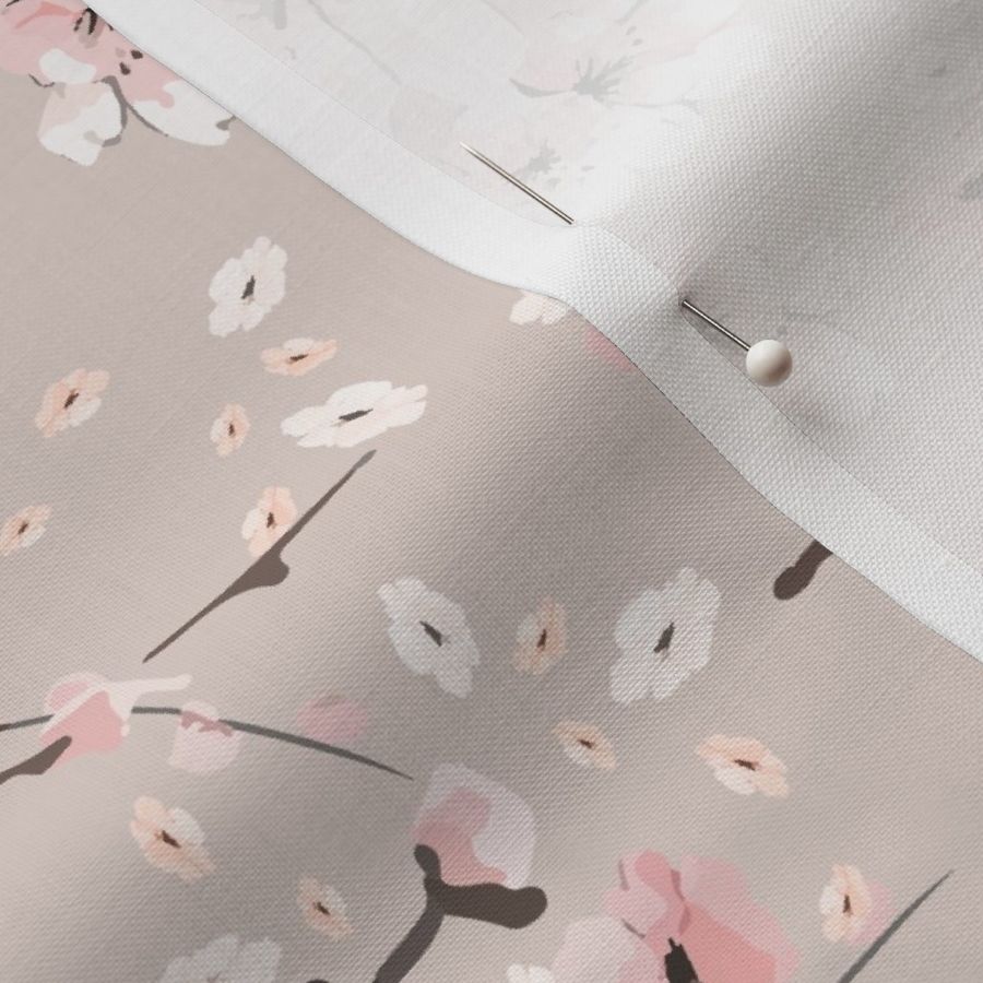 Large scale | Japanese Sakura Grove | Lovely Pink and white cherry bloossom