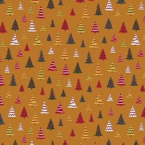 Christmas Tree Forest - 15x15 - perfect for quilts and apparel!